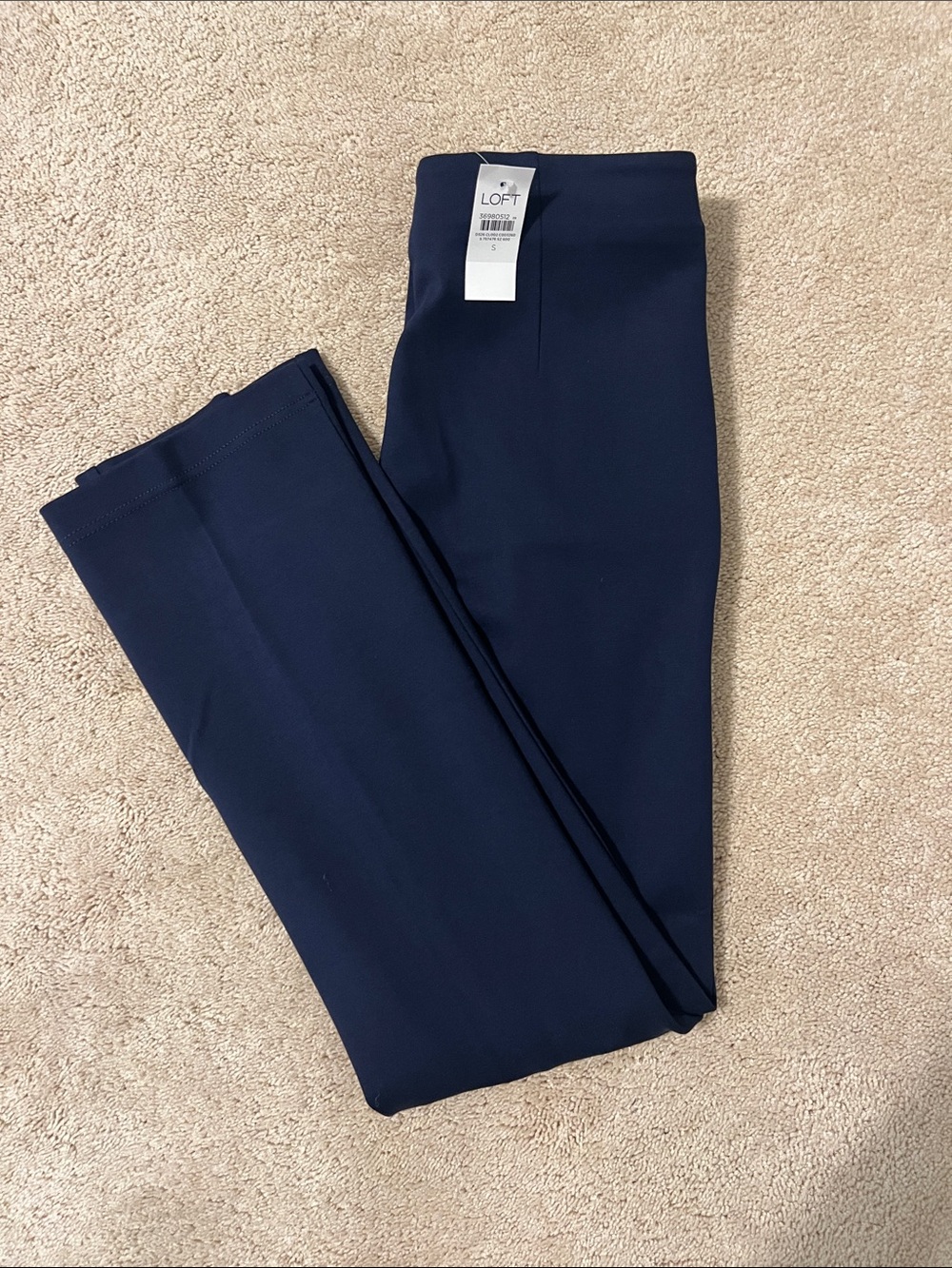 LOFT Navy Women's Dress Pants - Tailored Straight Leg NWT